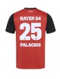 Bayer Leverkusen Exequiel Palacios #25 Hjemmedrakt 2024-25 Korte ermer